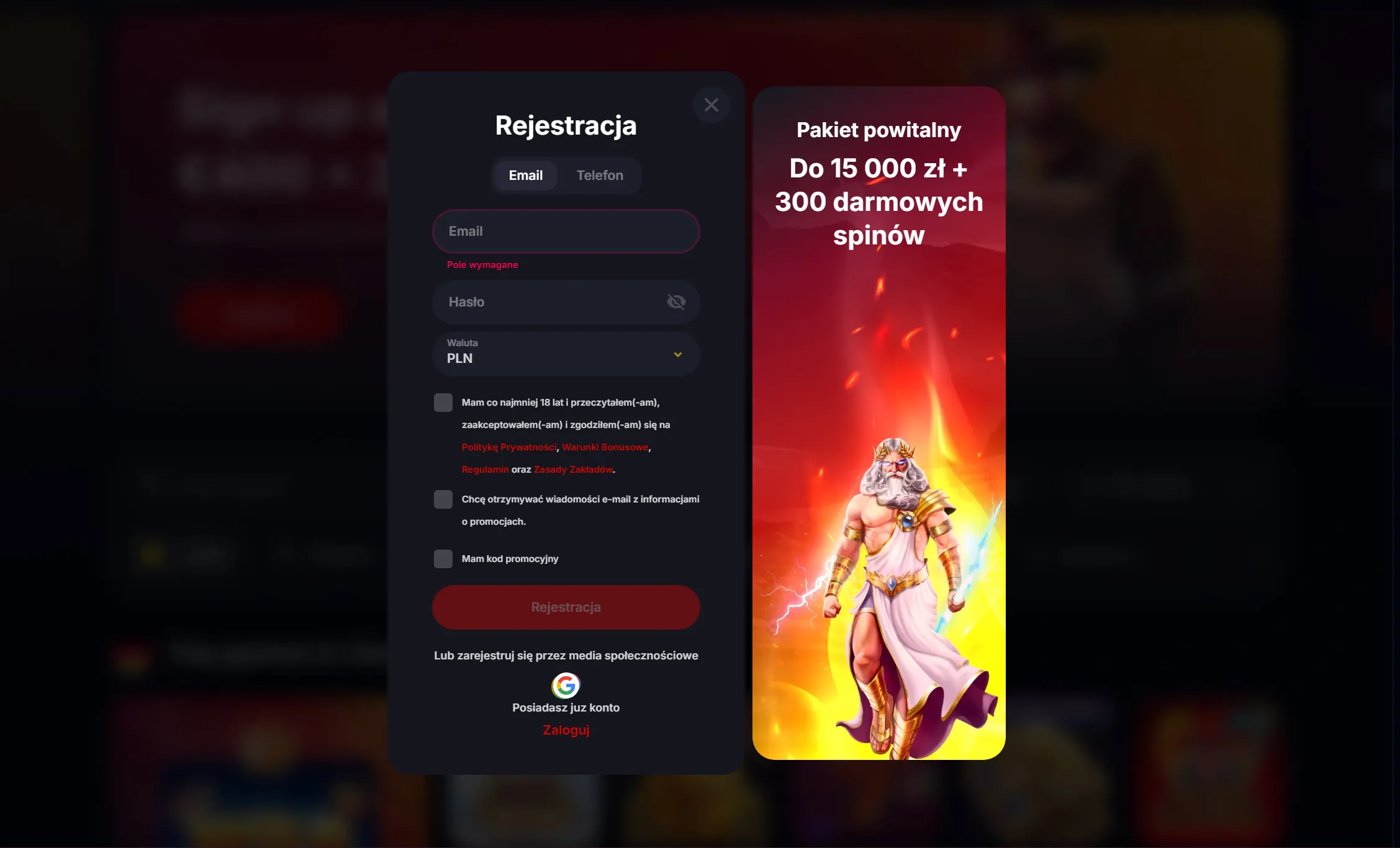 Dostęp do profilu: na czym polega Yep Casino logowanie